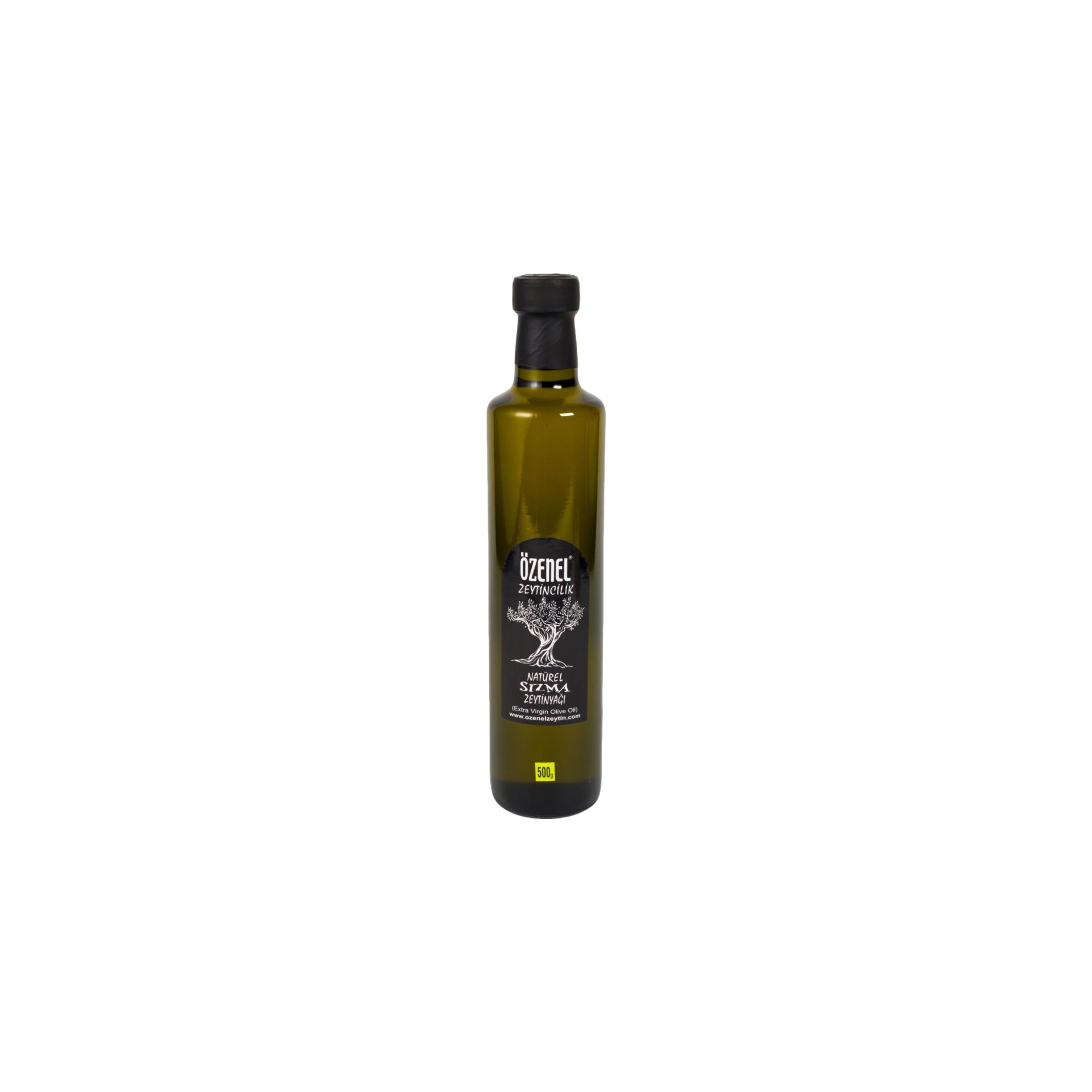 (Cam Siyah Şişe) Natürel Sızma Zeytinyağı 500 Ml