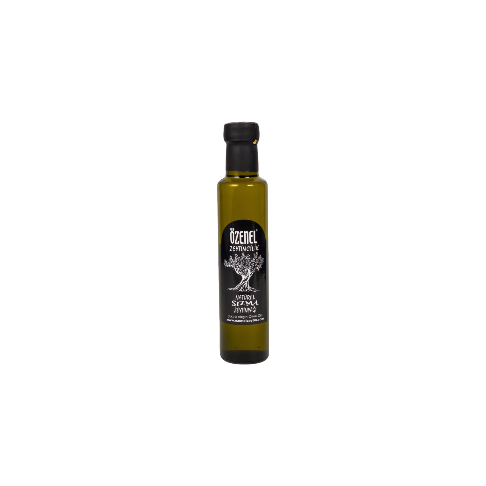 (Cam Siyah Şişe) Natürel Sızma Zeytinyağı 250 Ml